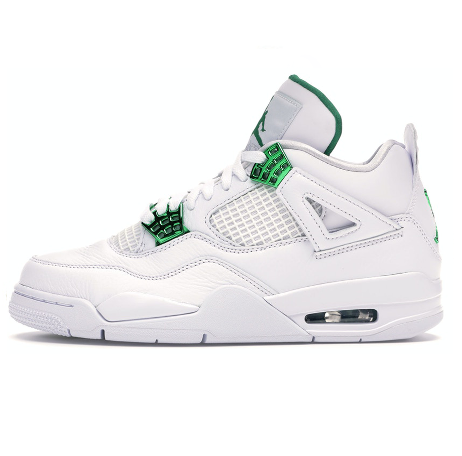 Jordan 4 White Green metalic