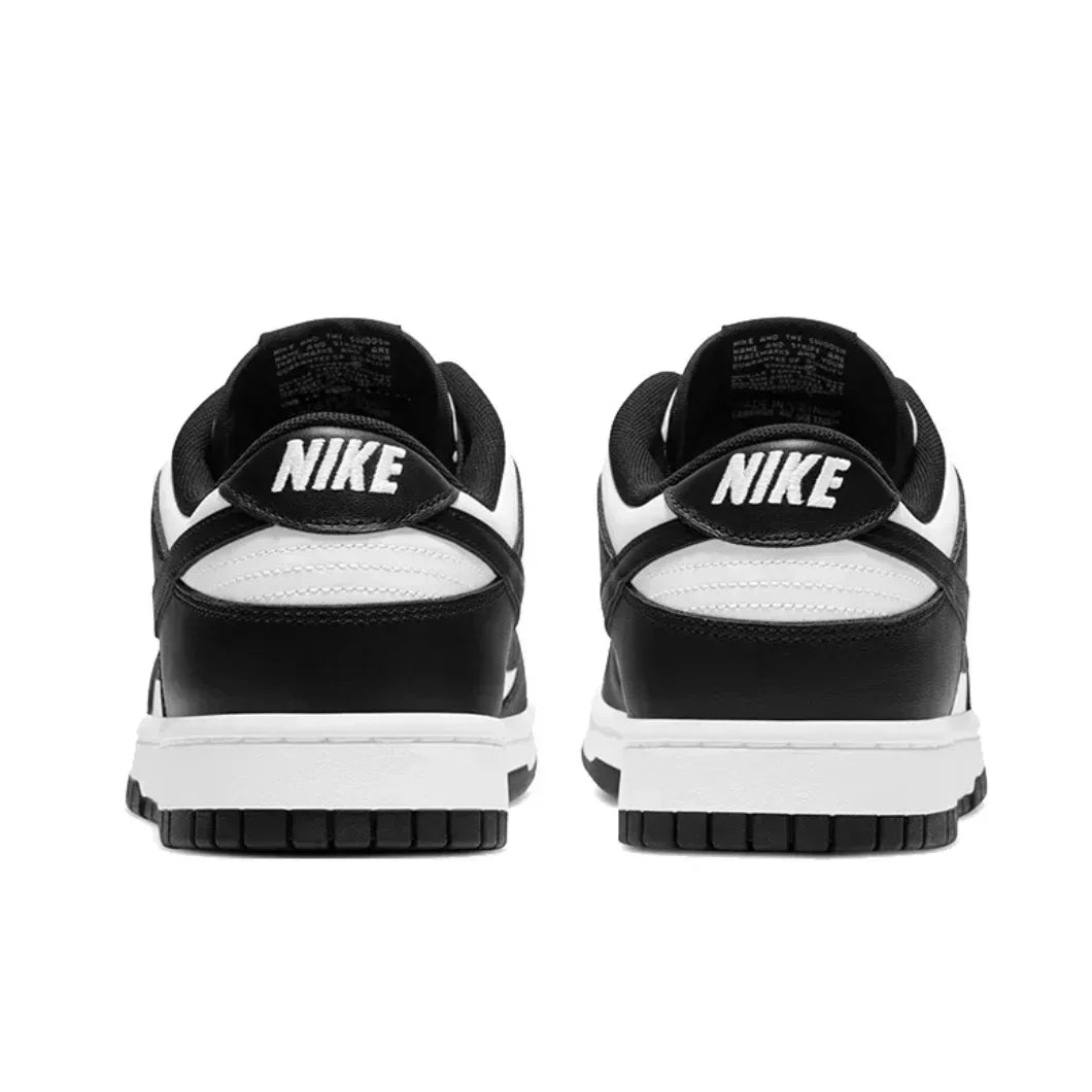 NIKE Original DUNK LOW Men's and women's same board shoes Non slip wear resistant casual shoes black and white color scheme